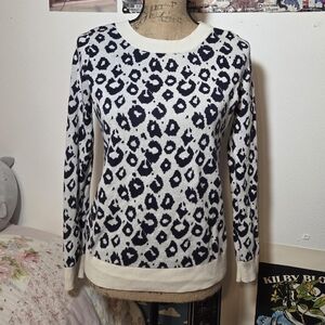 GAP cute leopard print sweatshirt, S